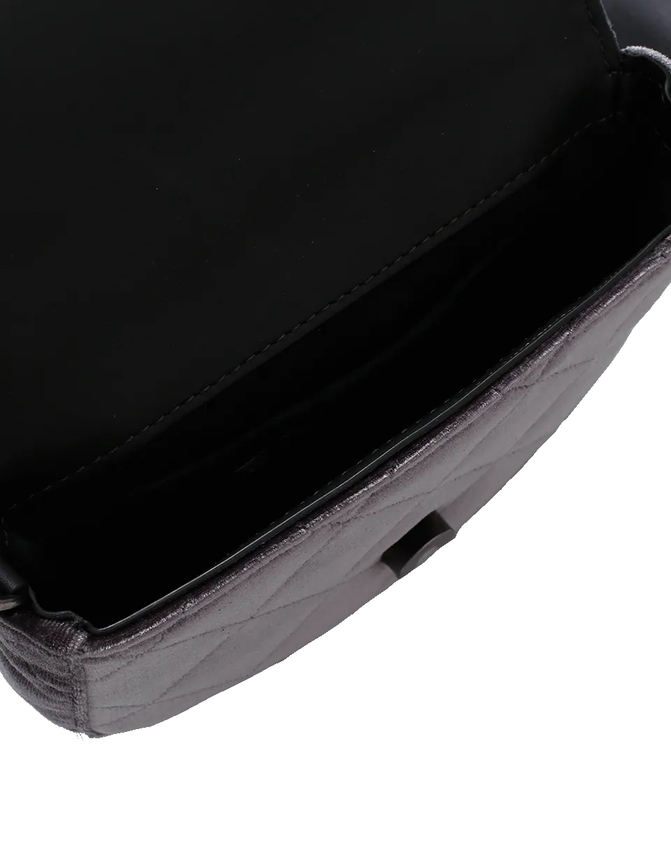 Mini Velvet Crossbody Bag