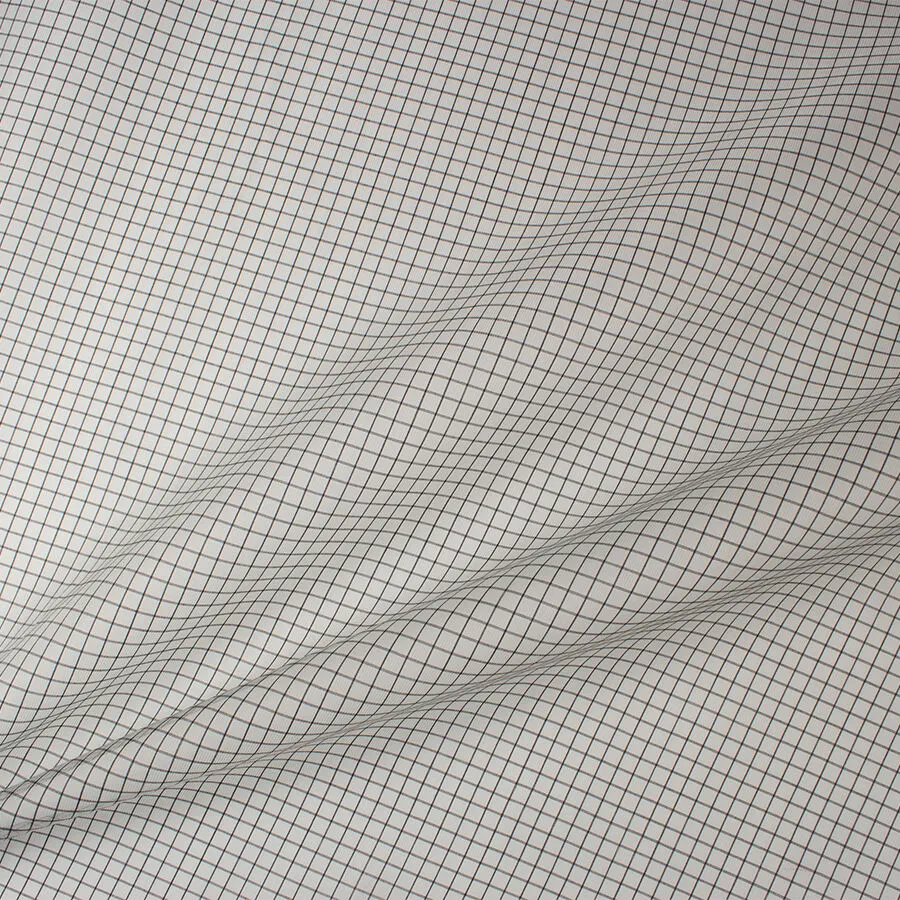 Monochrome Printed Silk Organza