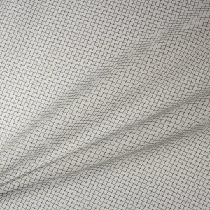 Monochrome Printed Silk Organza