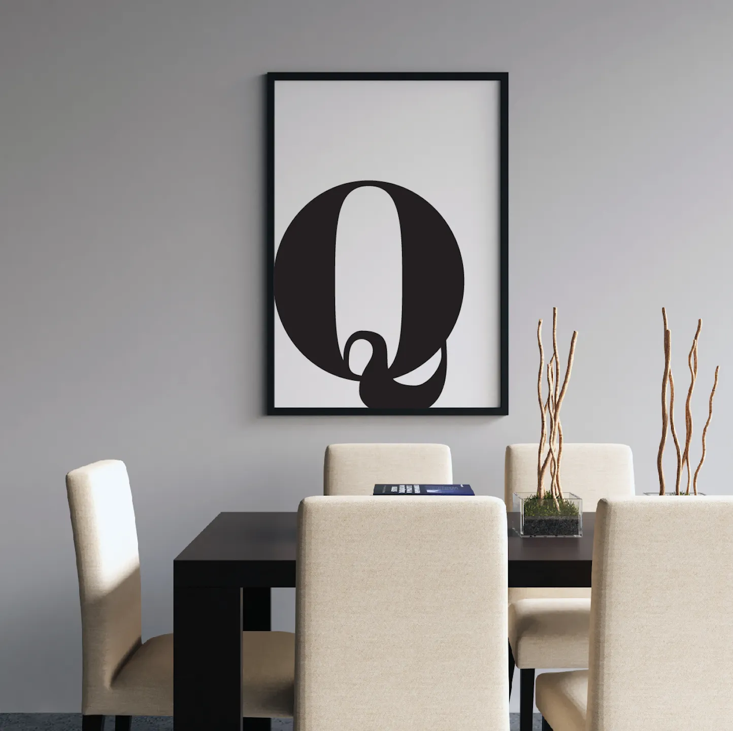 Monochrome Typography Poster