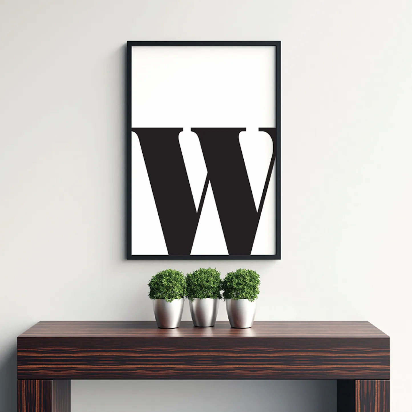 Monochrome Typography Poster