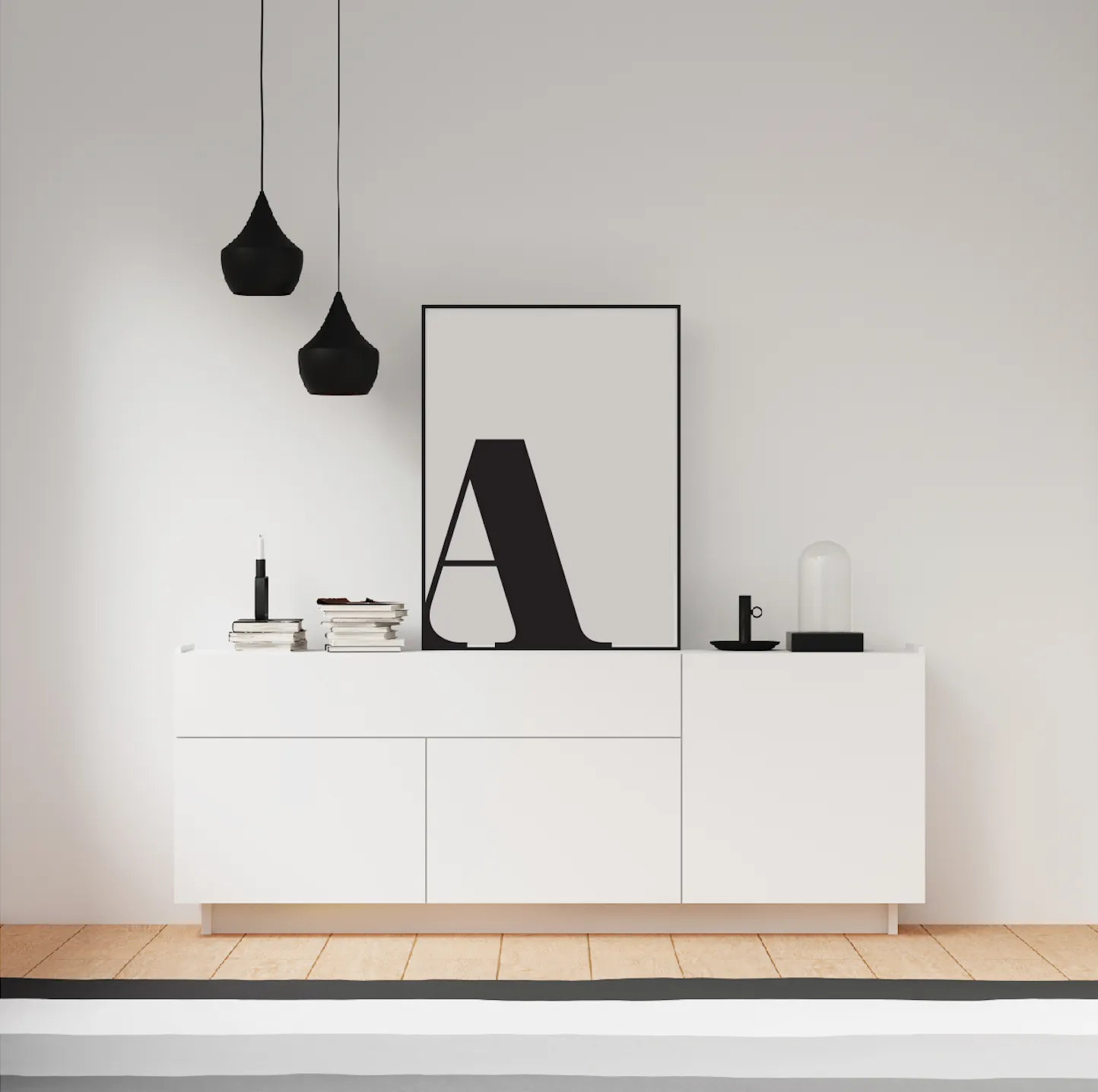 Monochrome Typography Poster