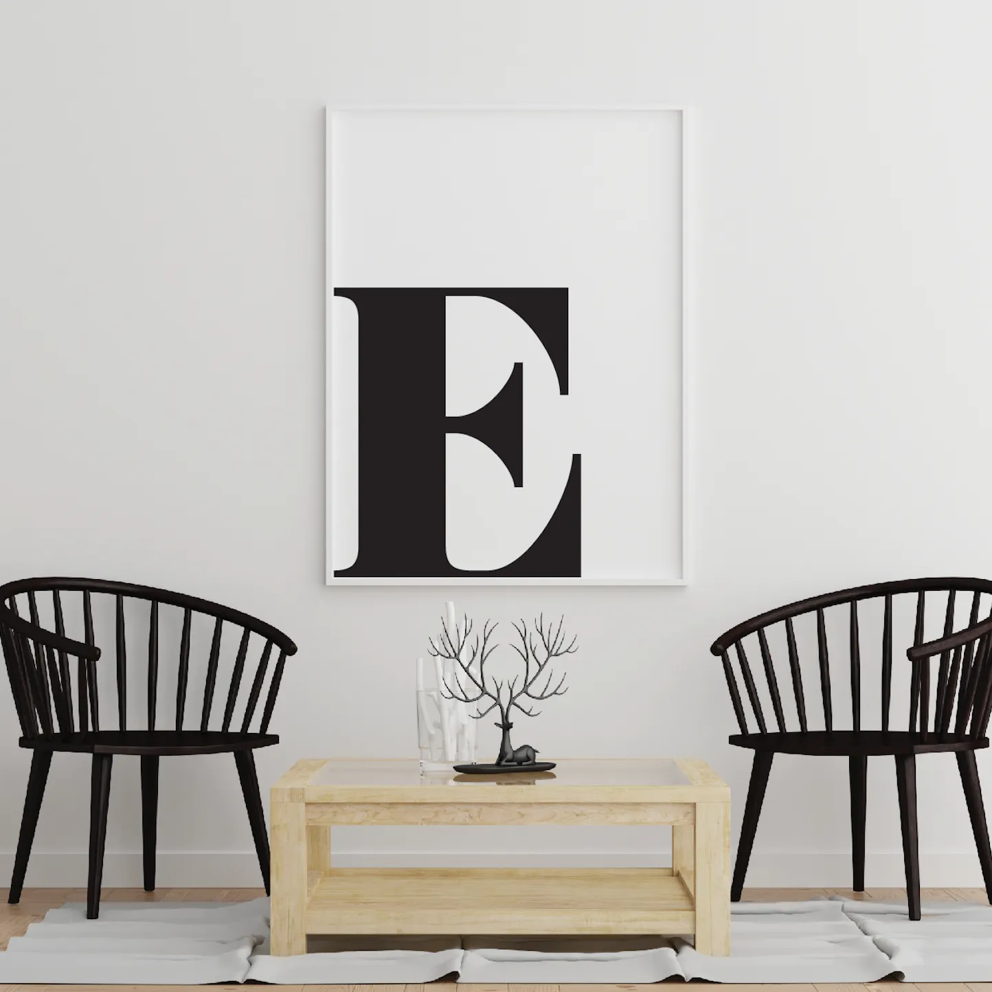 Monochrome Typography Poster