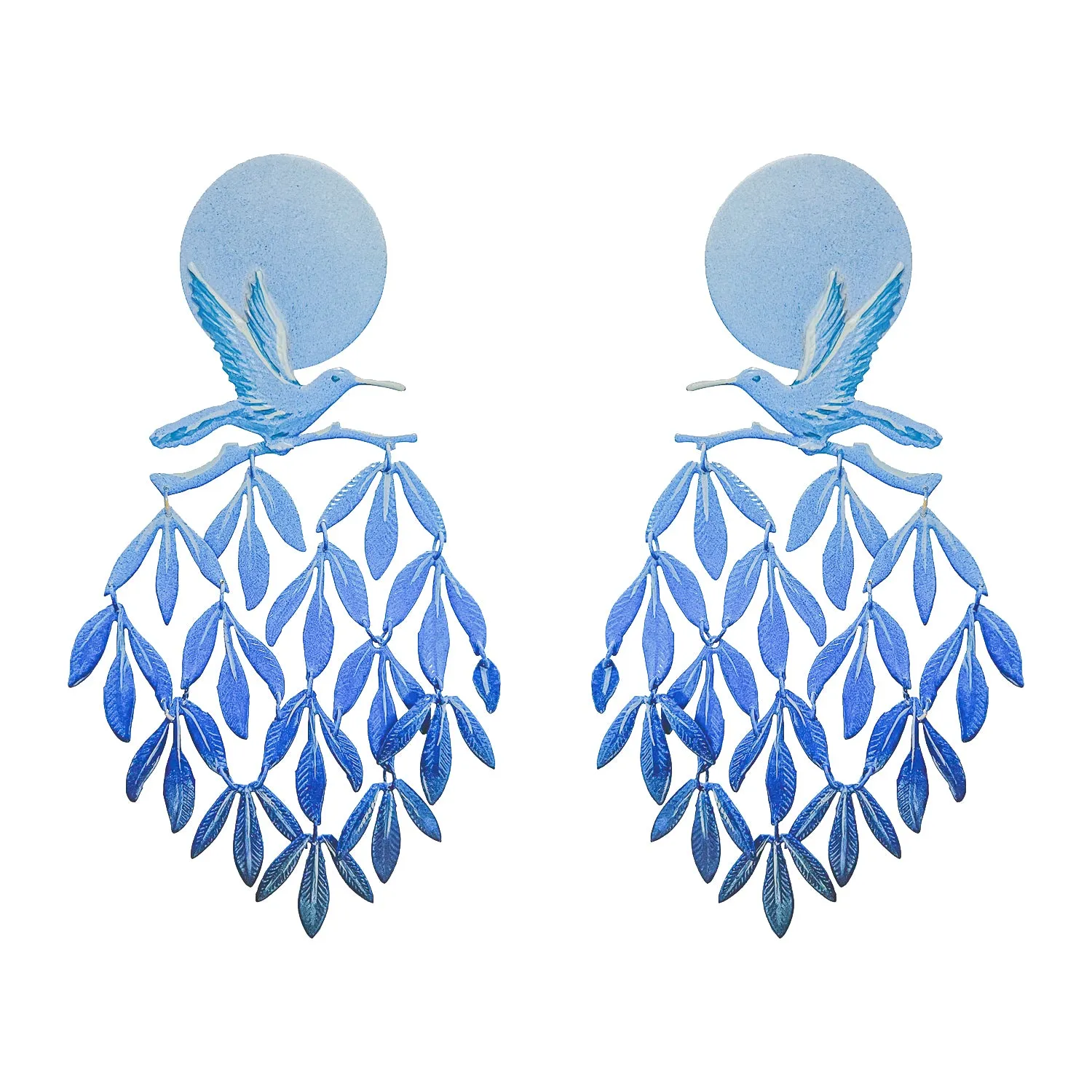 Moonlight Tropical Tapestry Earrings
