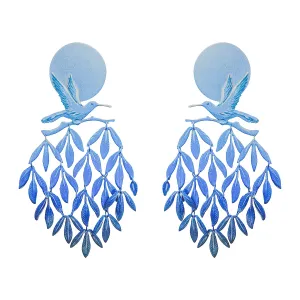 Moonlight Tropical Tapestry Earrings
