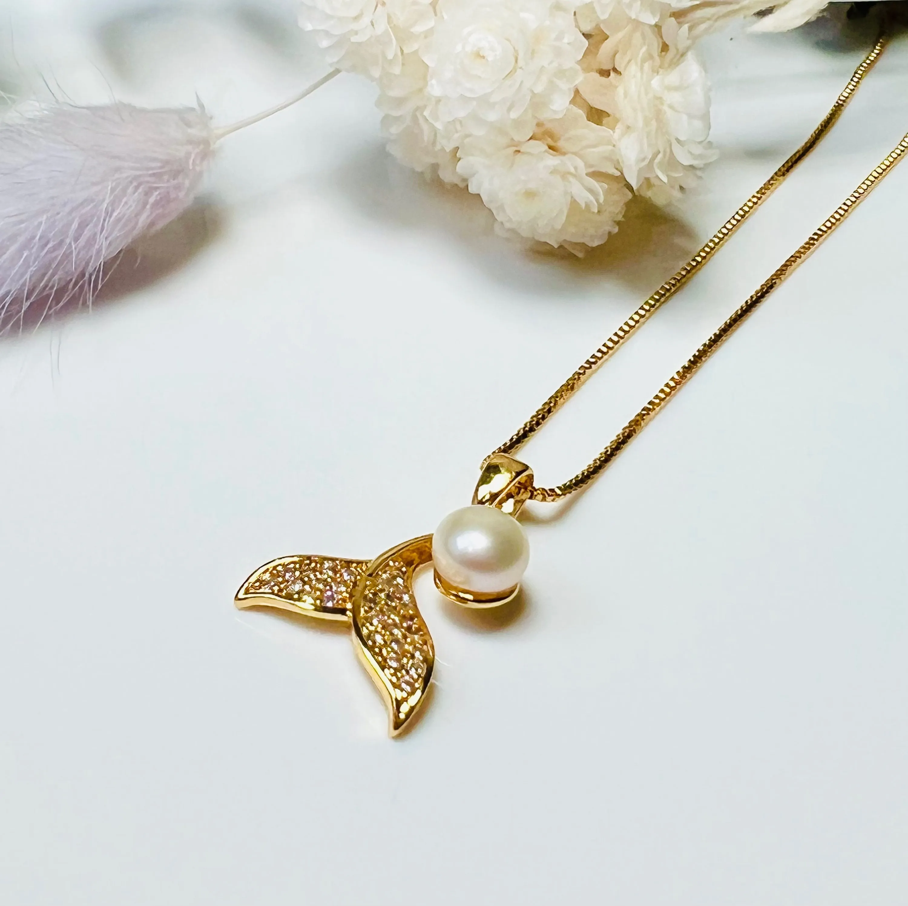 Mystical Mermaid Pearl Necklace