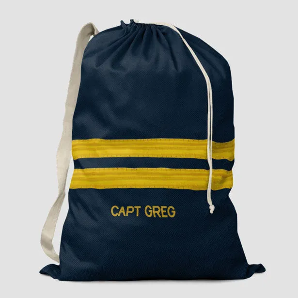 Navy Pilot Stripes - Laundry Bag