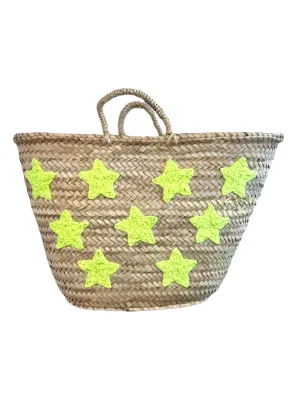NEON DREAMZ STRAW TOTE