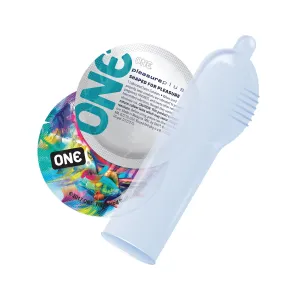 ONE Pleasure Plus Latex Condoms