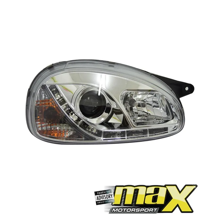 Opel Corsa B Diamond DRL LED Projector Headlights