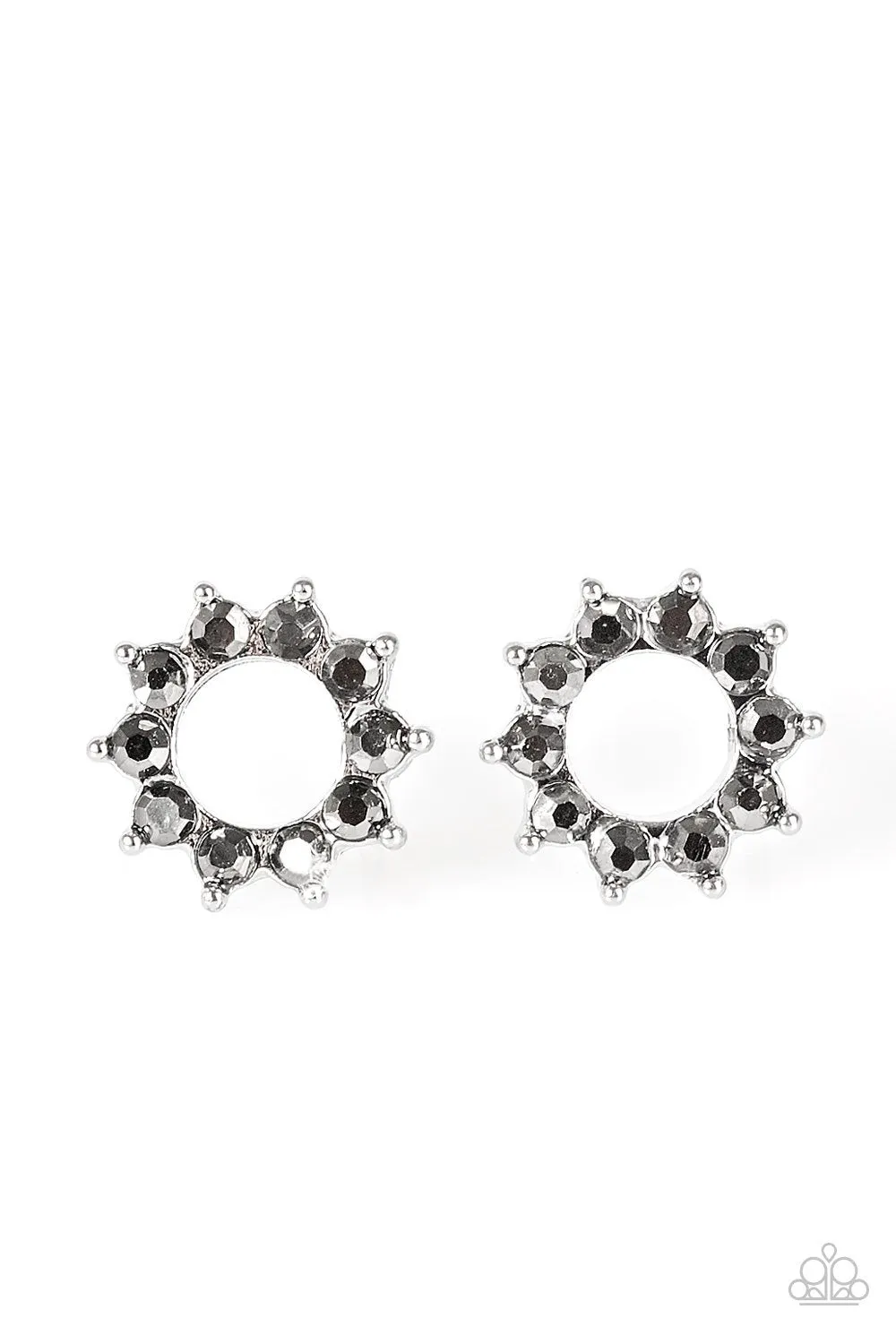 Paparazzi Earring ~ Richly Resplendent - Silver Post