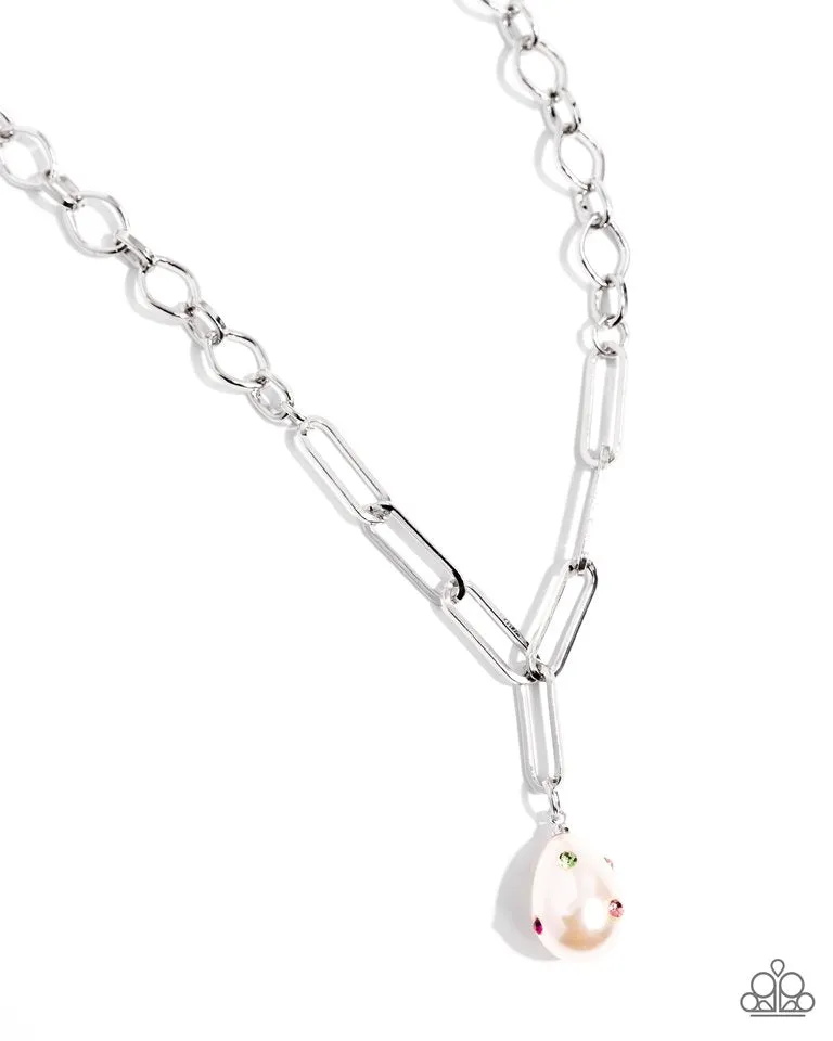 Paparazzi Necklace ~ Refined Record - Multi