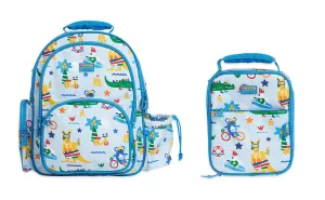 Penny Scallan Bundle of Large Backpack and Large Lunch Bag - Kangaroo Crew