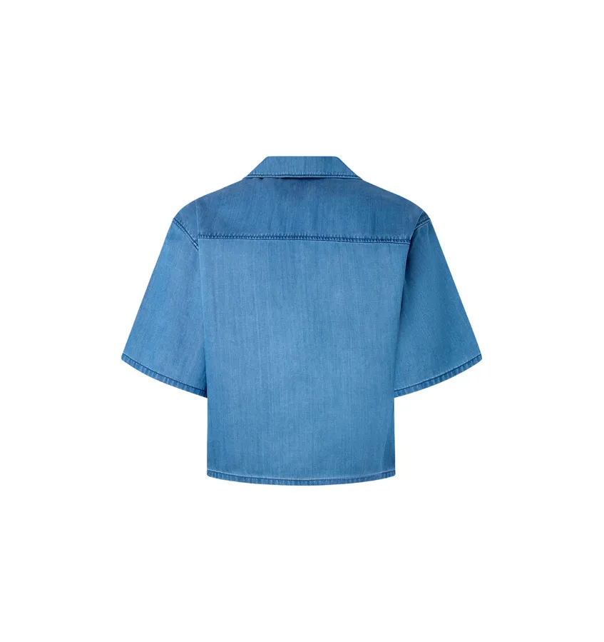 Pepe Jeans camicia in jeans da donna Ava PL304845 denim