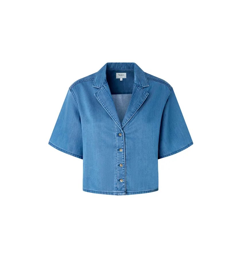 Pepe Jeans camicia in jeans da donna Ava PL304845 denim