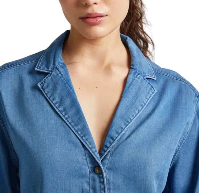 Pepe Jeans camicia in jeans da donna Ava PL304845 denim