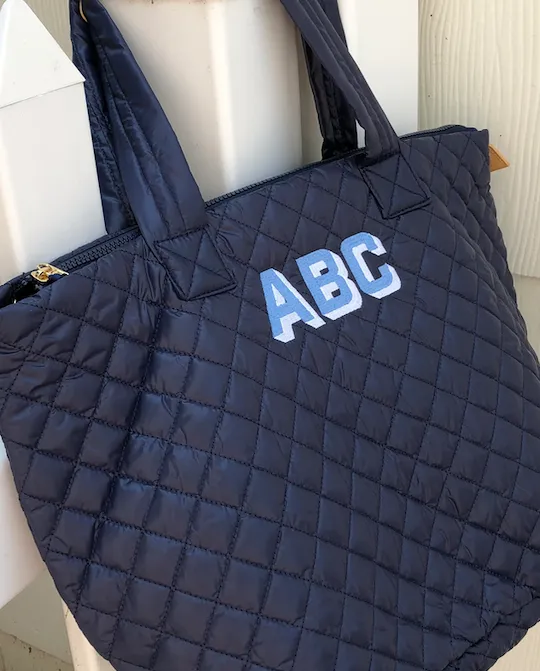Personalized Quilted Tote