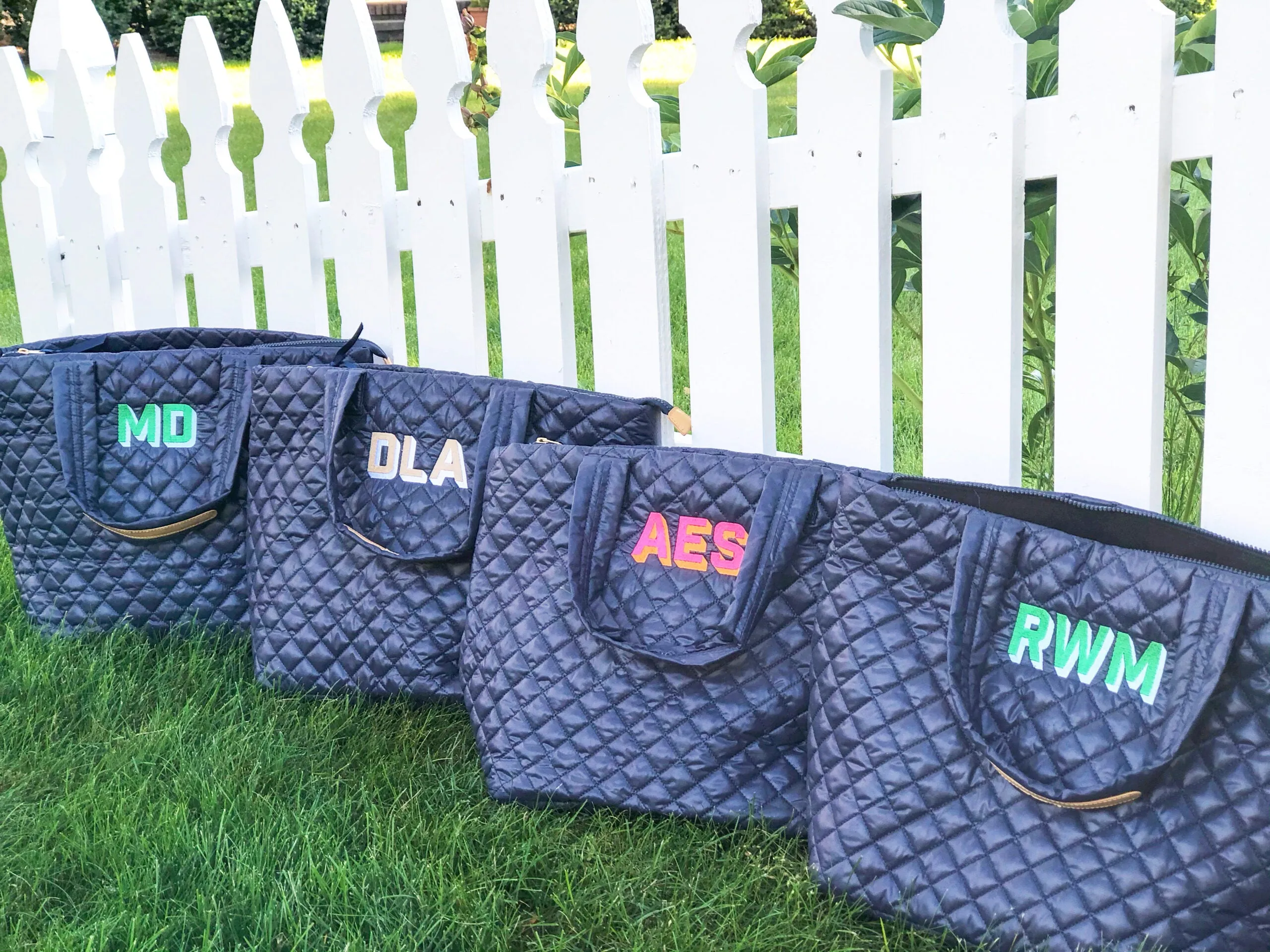 Personalized Quilted Tote