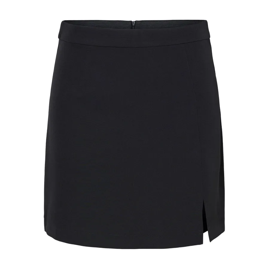 Pieces Minigonna a vita alta da donna Bozzy17150925 nero