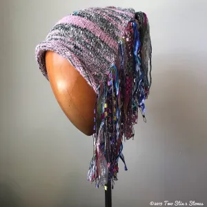 Pink Tweed *Funky Chic Hat*