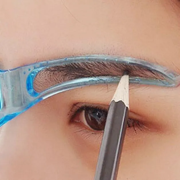 Professional Beauty Tool Makeup Grooming Drawing Blacken Eyebrow Template