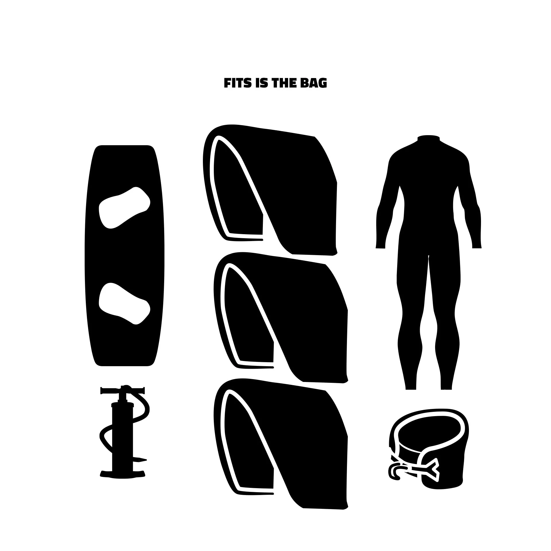 Prolimit Kitesurf Boardbag Golf Travel Light