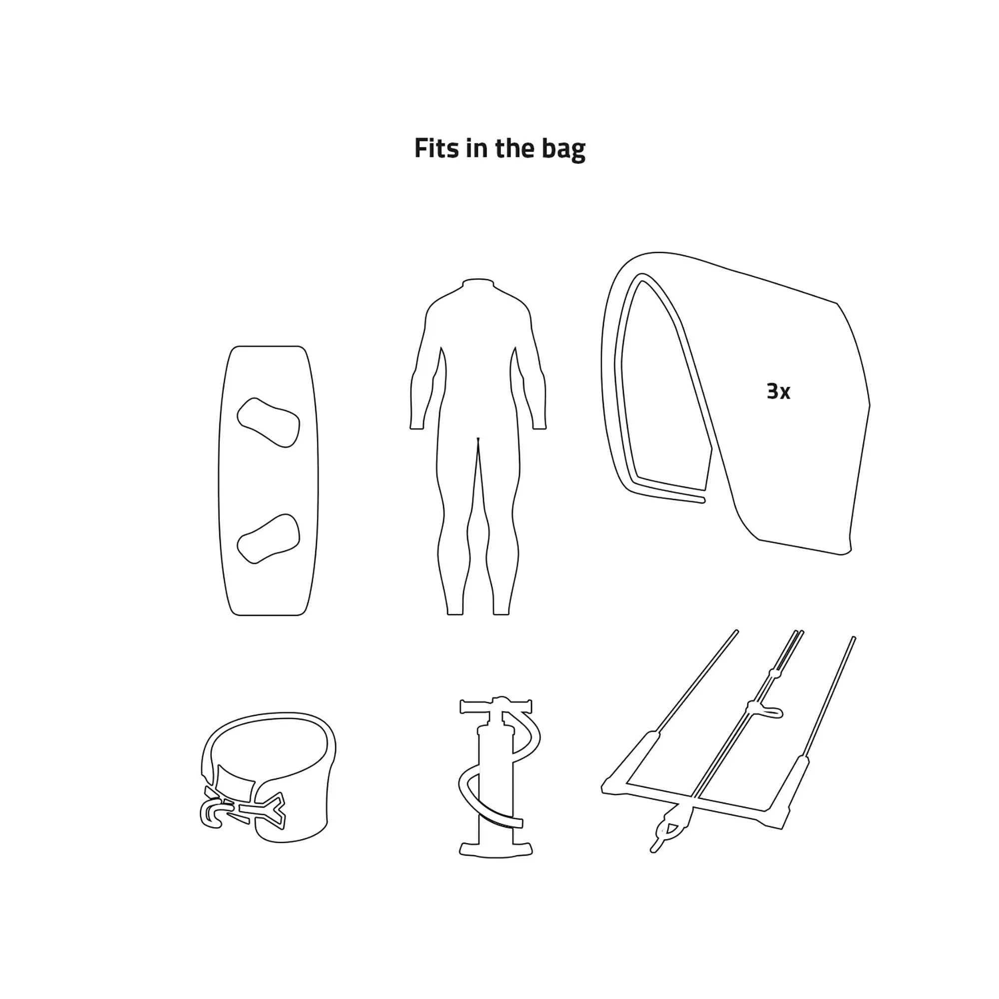 Prolimit Kitesurf Boardbag Golf Travel Light
