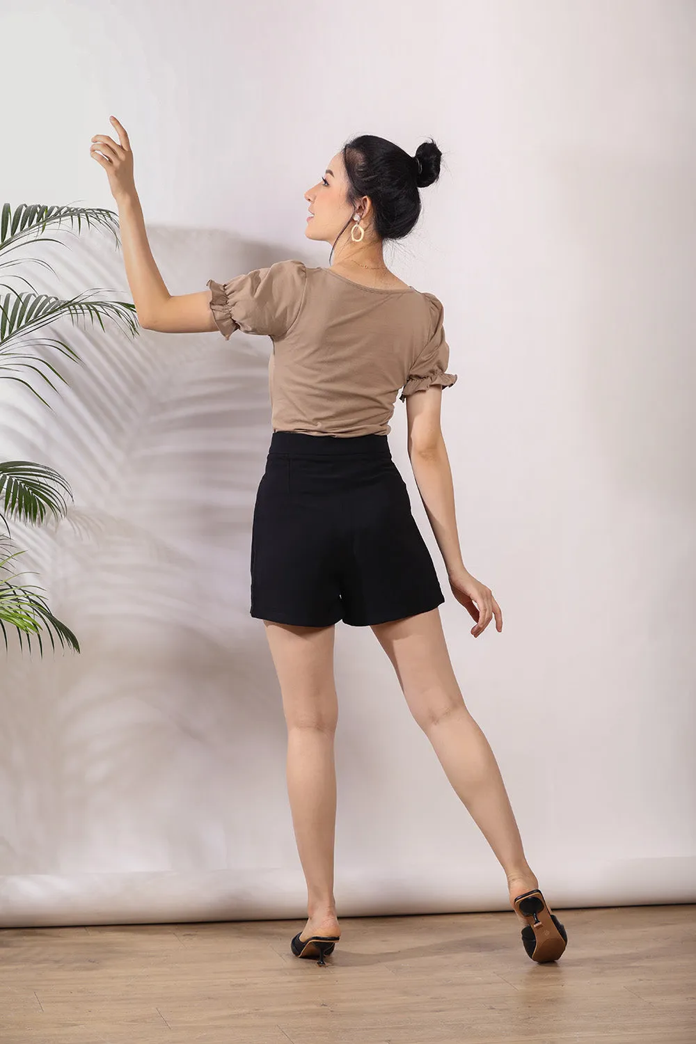 Pyala Shorts in Black