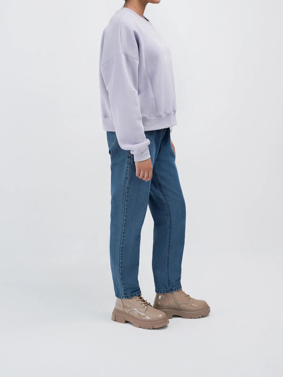"ZYANYA"Basic Casual Sweatshirt