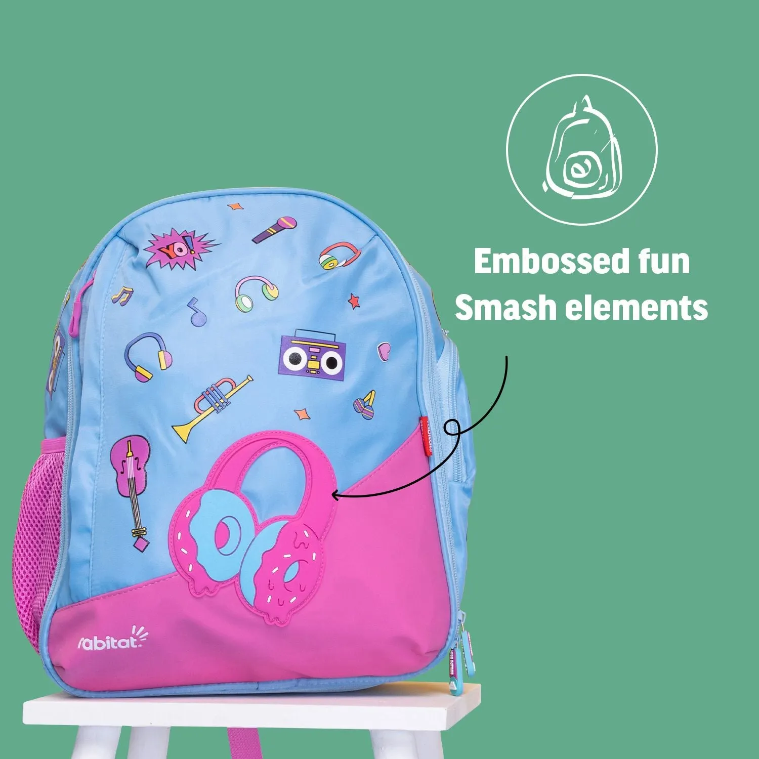 Rabitat Smash School Bag 14.5" - Mad Eye