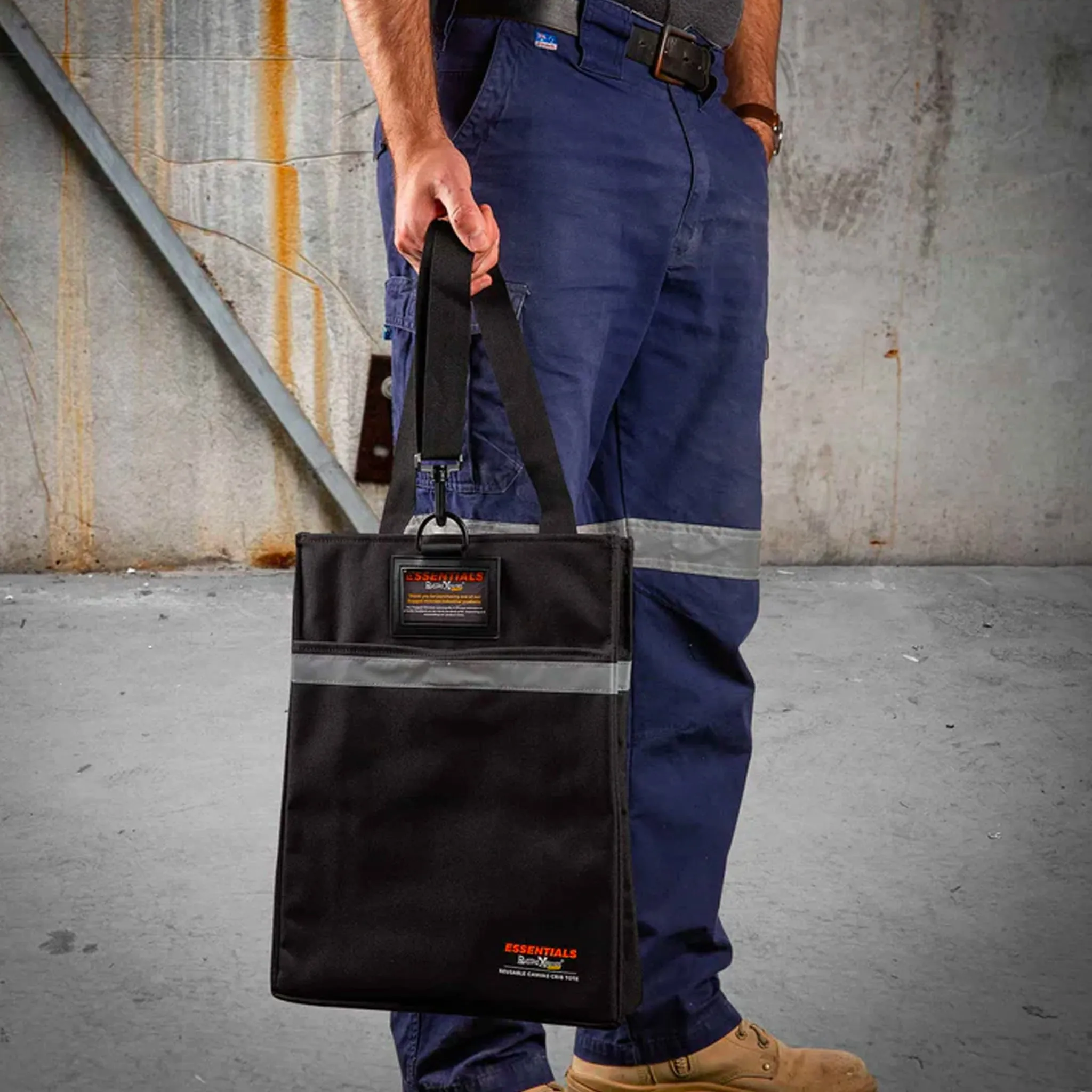 REUSABLE CANVAS SHOPPING BAG - RXES05R406BK
