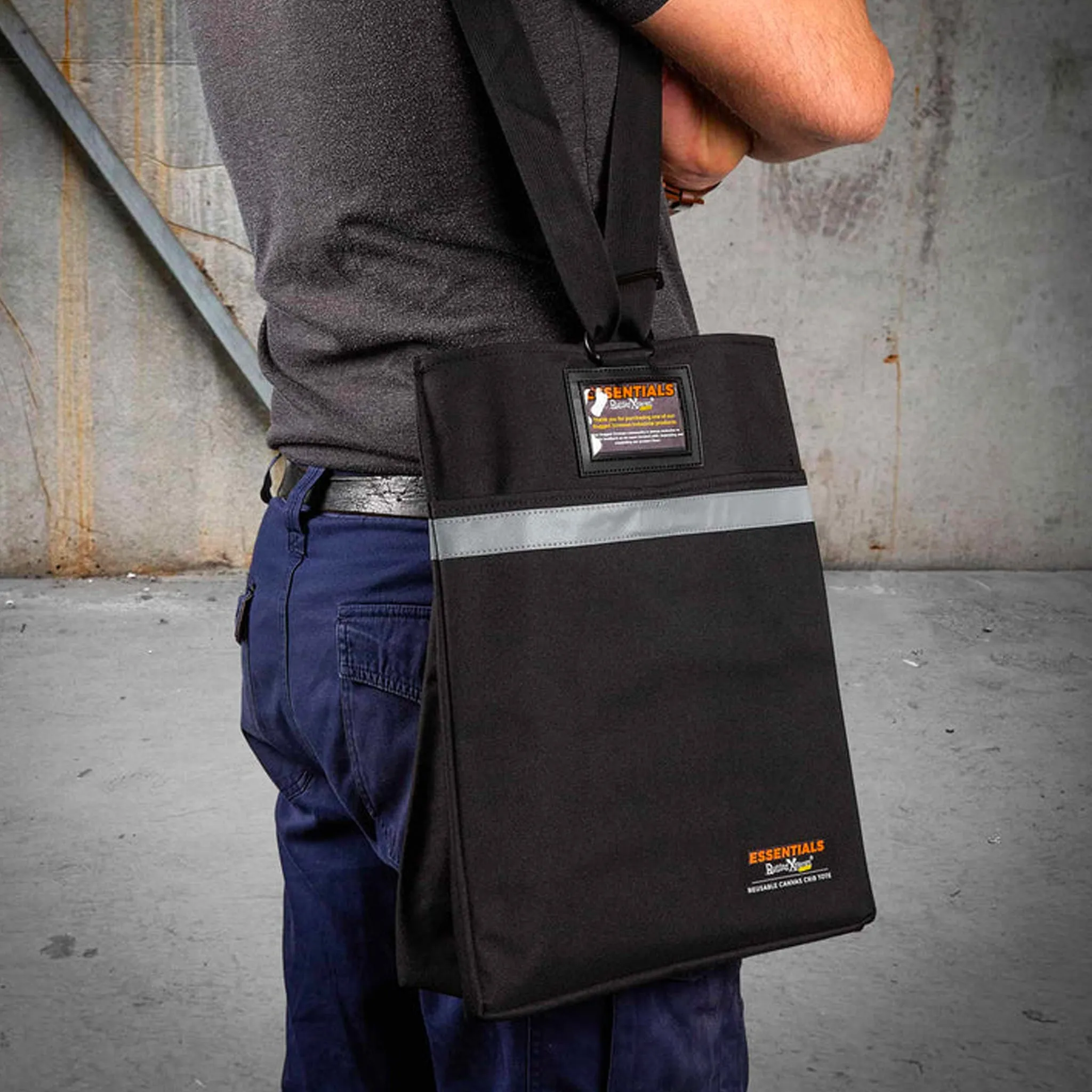 REUSABLE CANVAS SHOPPING BAG - RXES05R406BK