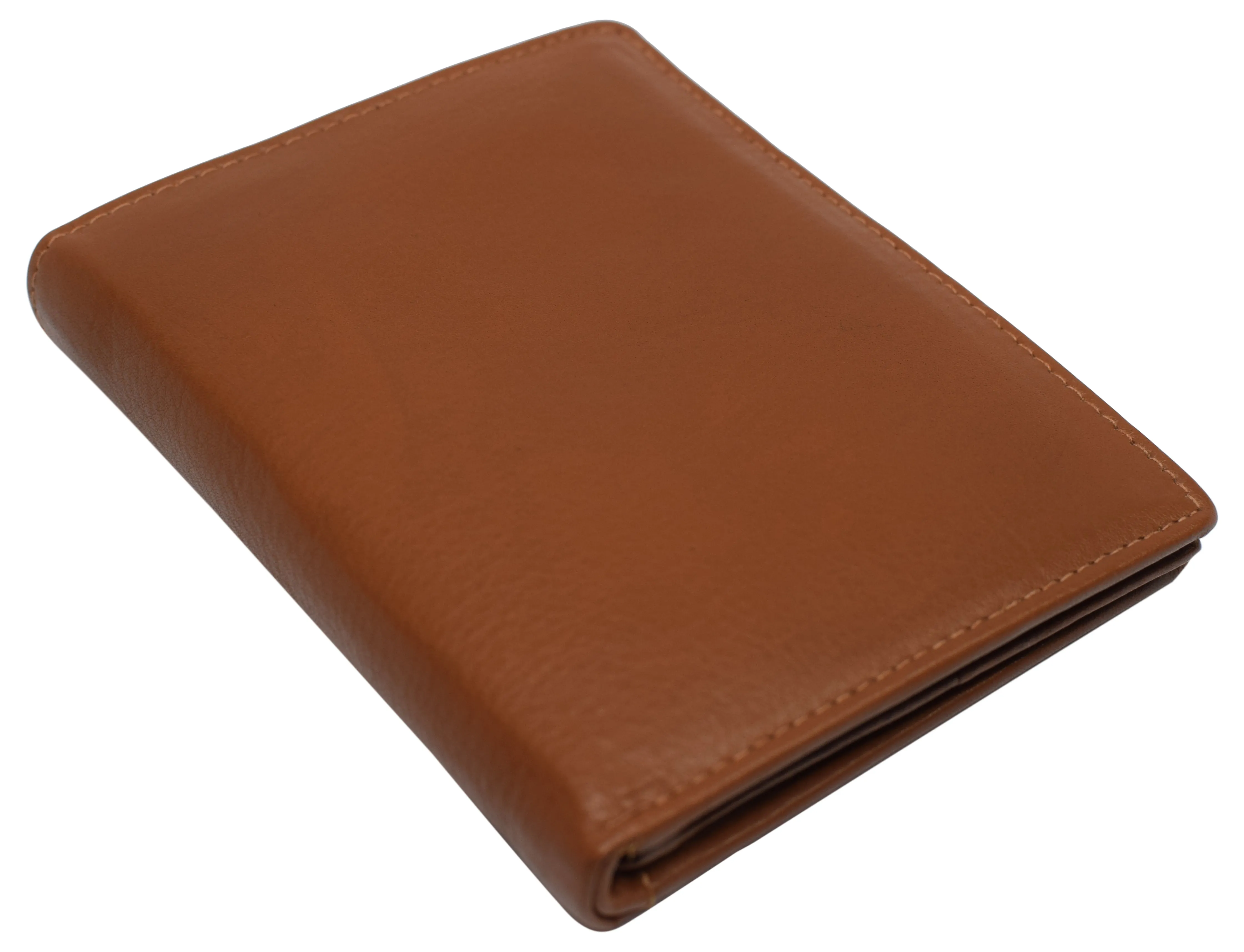 RFID Blocking Large Bifold Hipster Genuine Leather Men's Wallet 635502