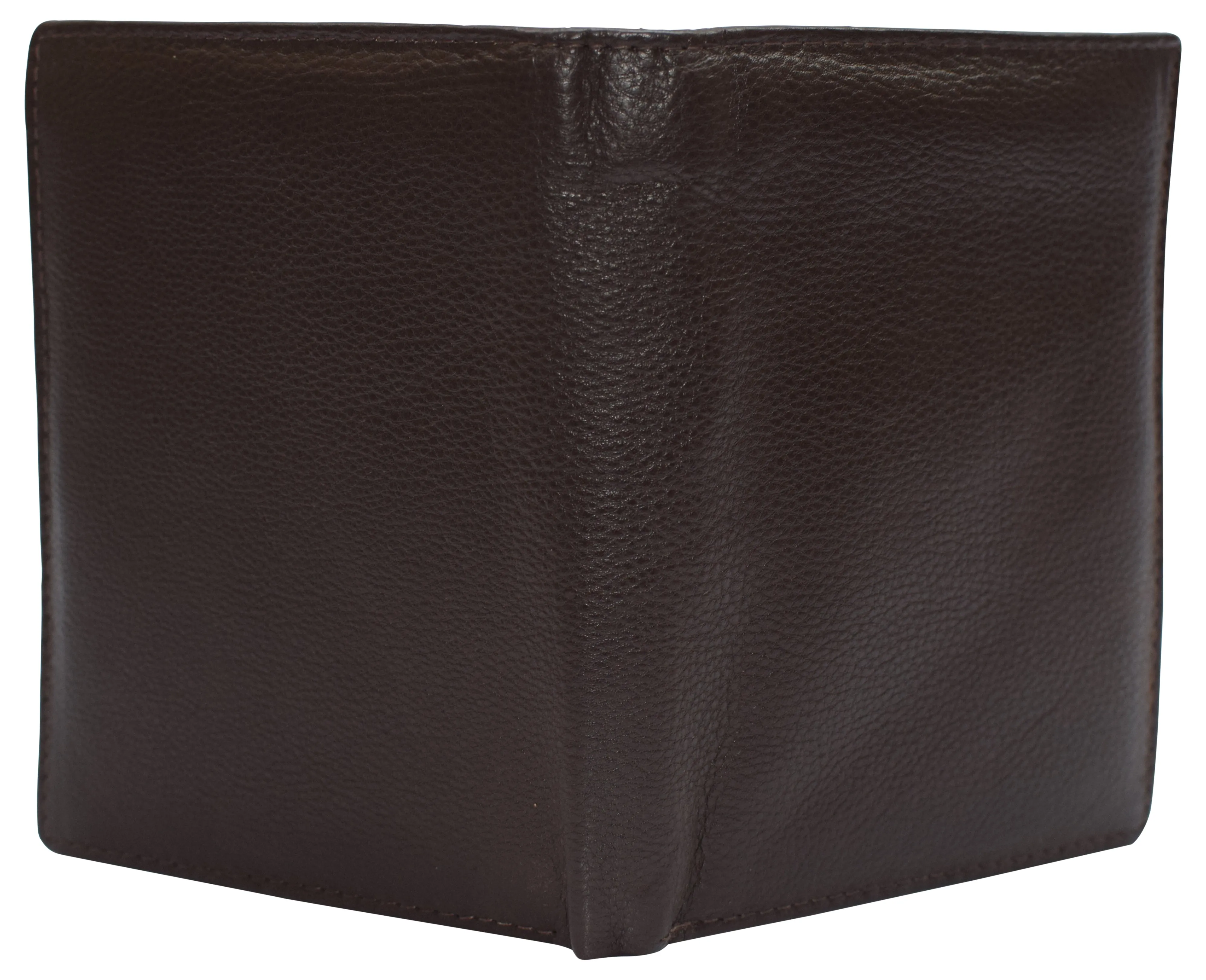 RFID Blocking Large Bifold Hipster Genuine Leather Men's Wallet 635502