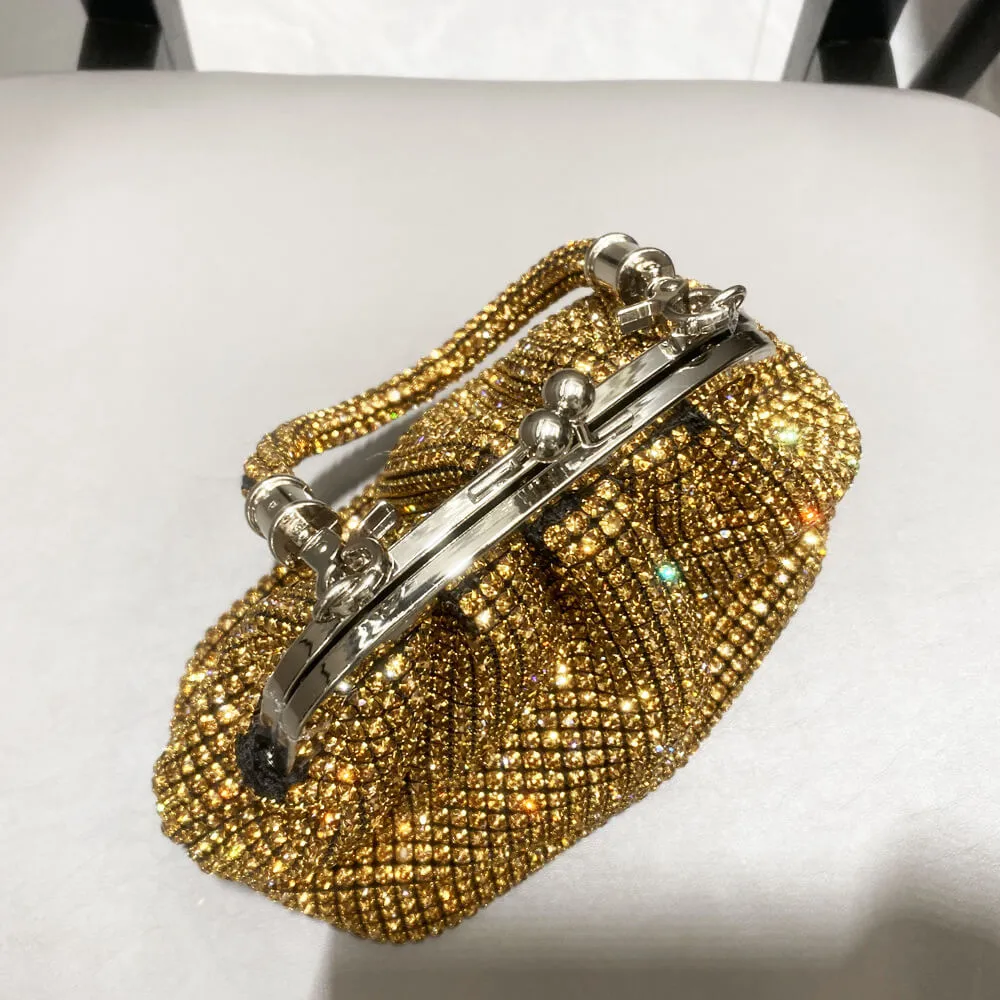 Rhinestone Clutch Bag ,Evening Handbag-Showtown