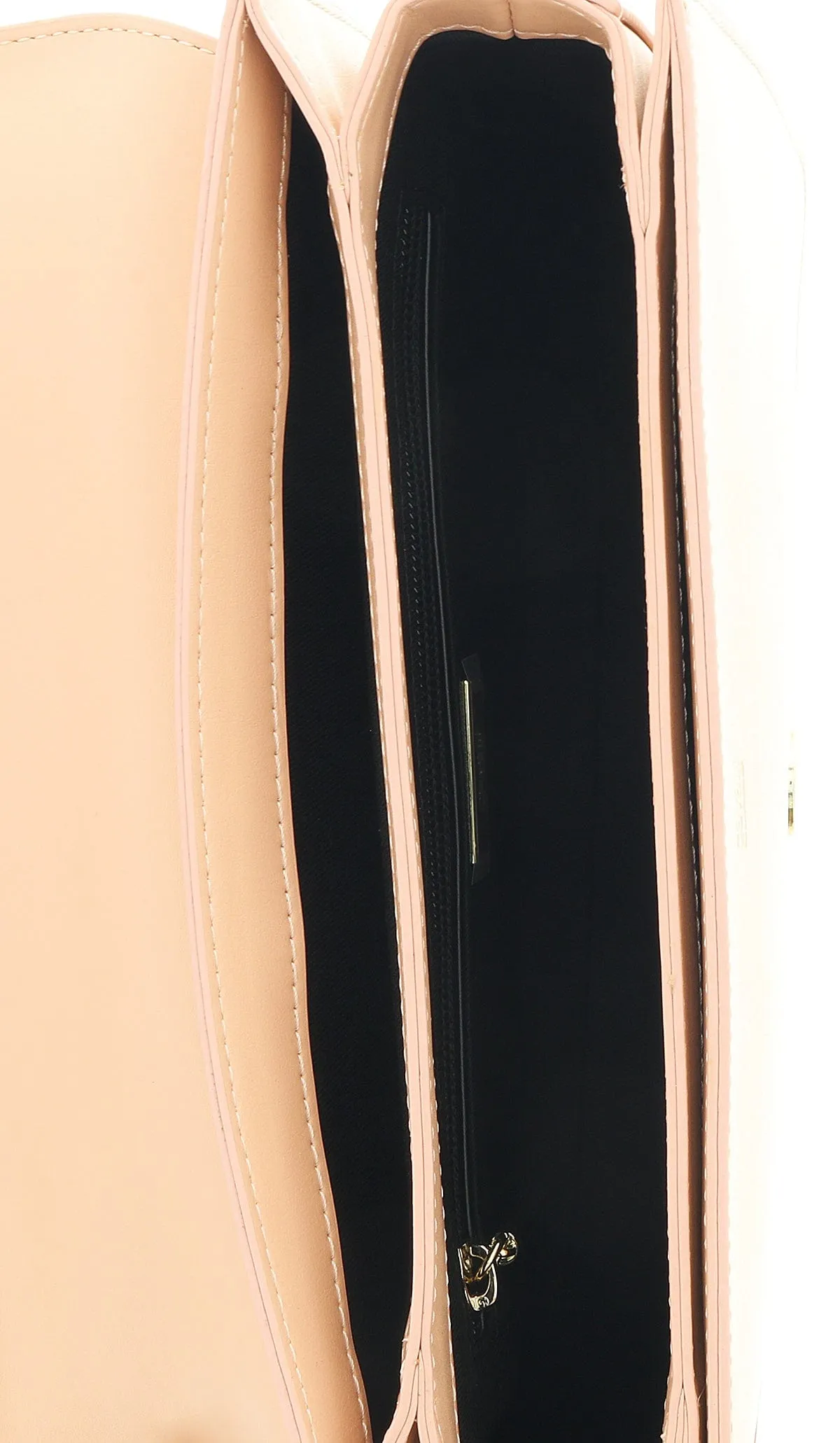 Roberto Cavalli Milano Rmx 00 Nude Large Shoulder Bag