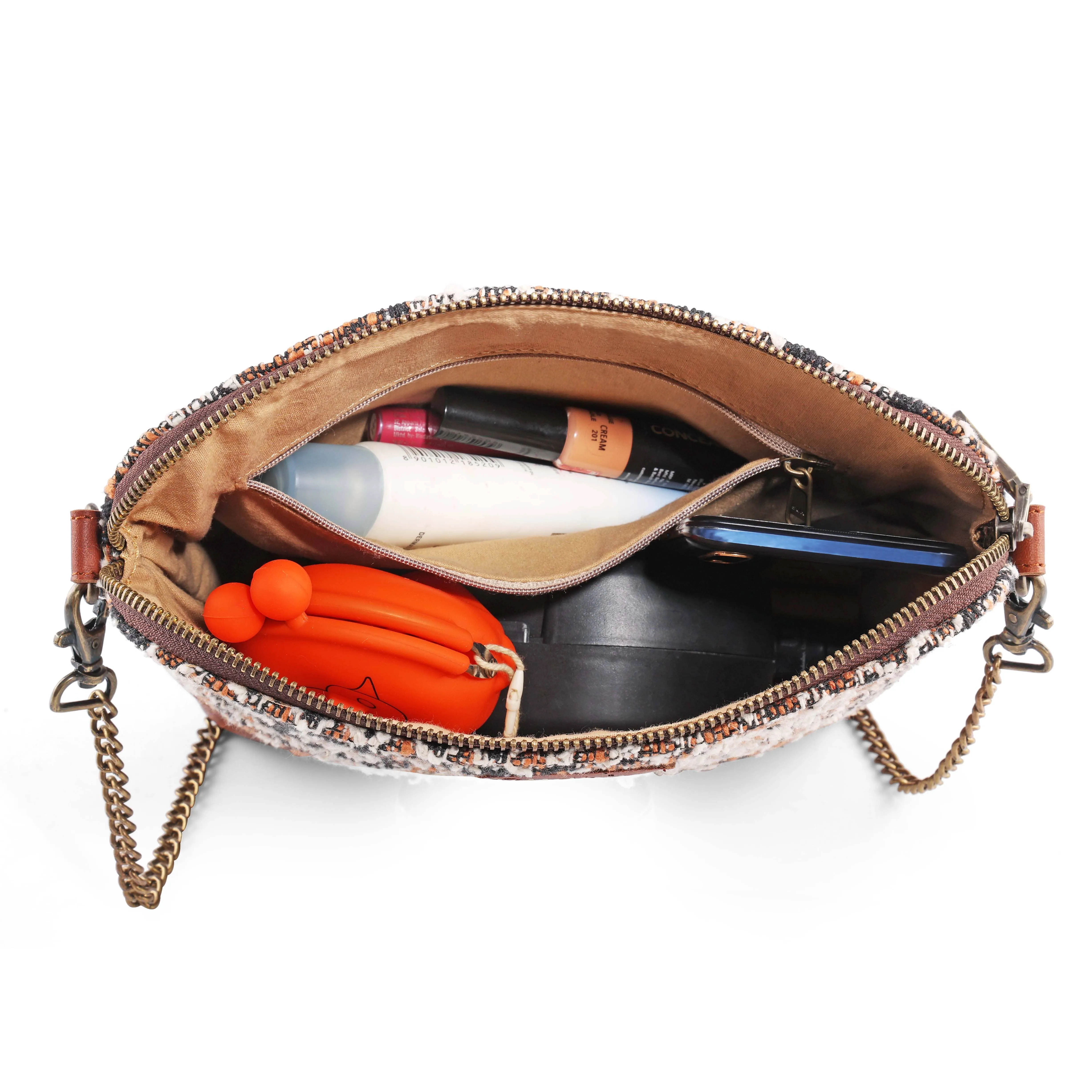 Rudhira Damask print cross body / sling bag