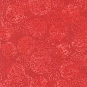 Season's Splendor Batiks - Snowball Vine Candy Yardage