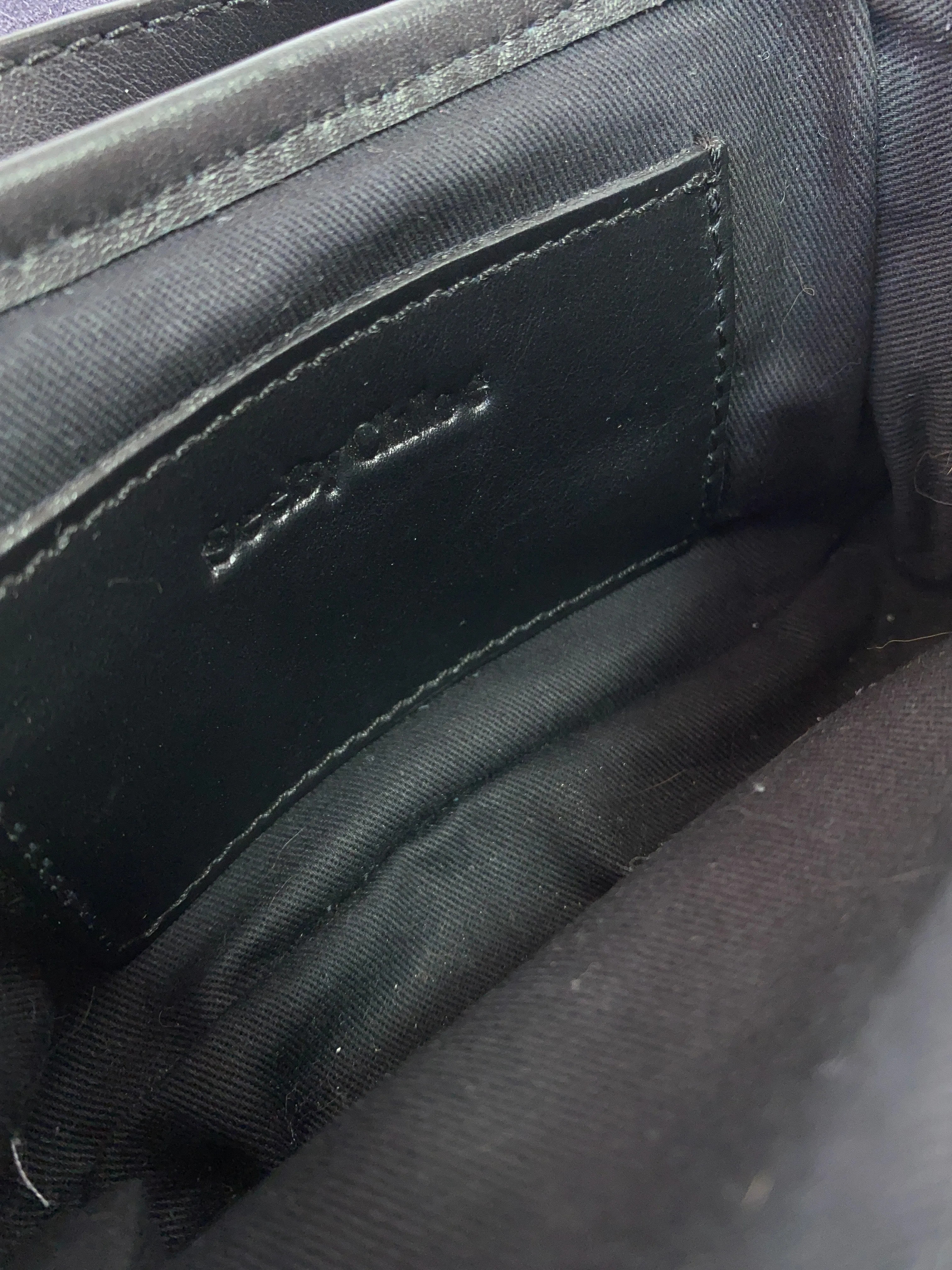 See by Chloé navy black Polly crossbody/belt bag