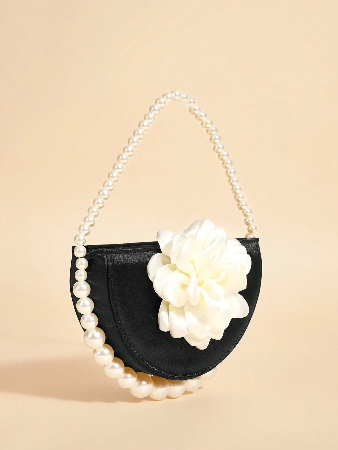 SHEIN Belle Luxury, Glamorous,Elegant, Flower, Women Top Handle Bag