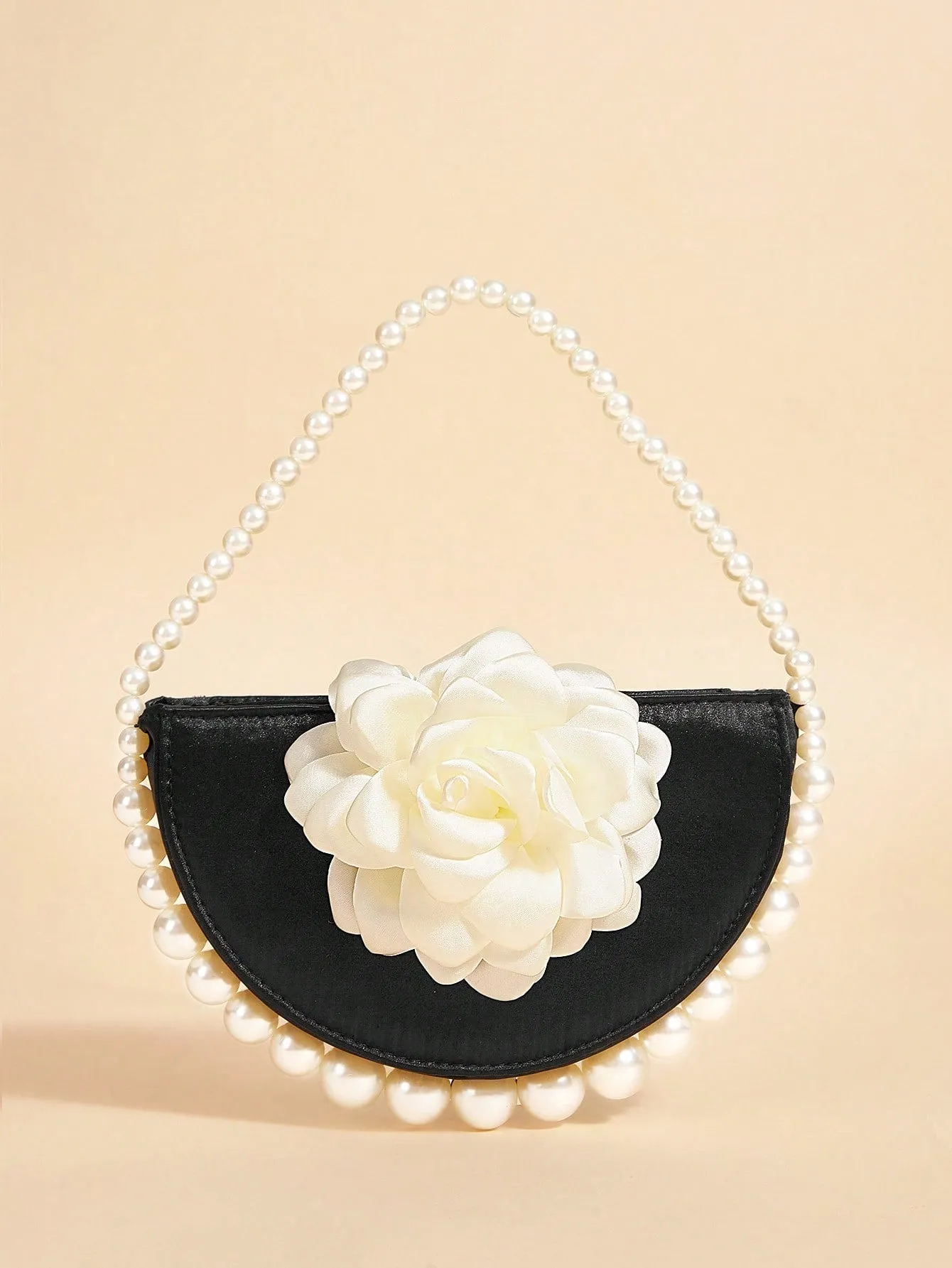 SHEIN Belle Luxury, Glamorous,Elegant, Flower, Women Top Handle Bag