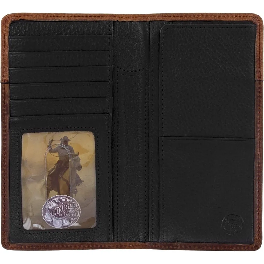 Silver Creek Double Luck Checkbook Wallet