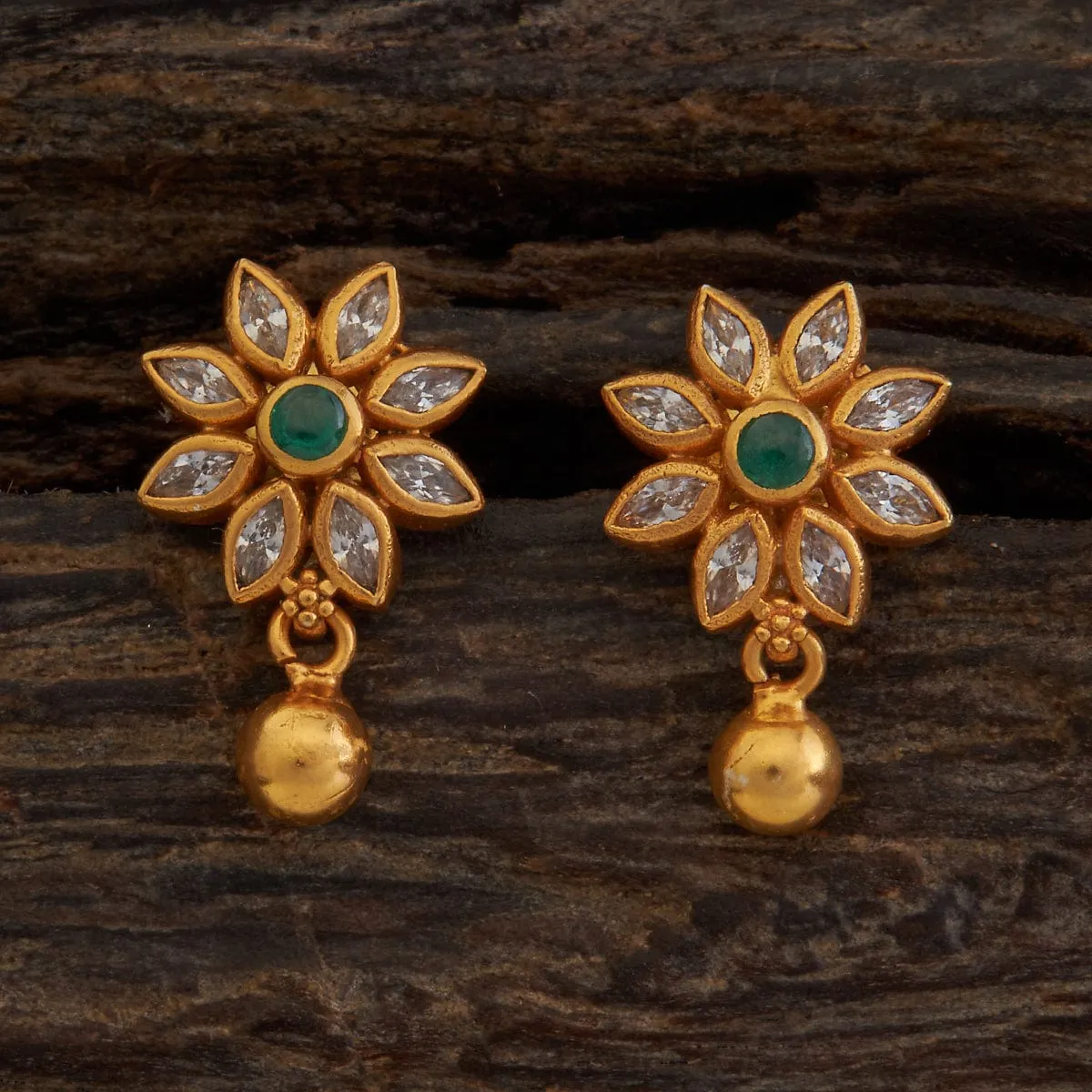 Silver Temple Earring 155172