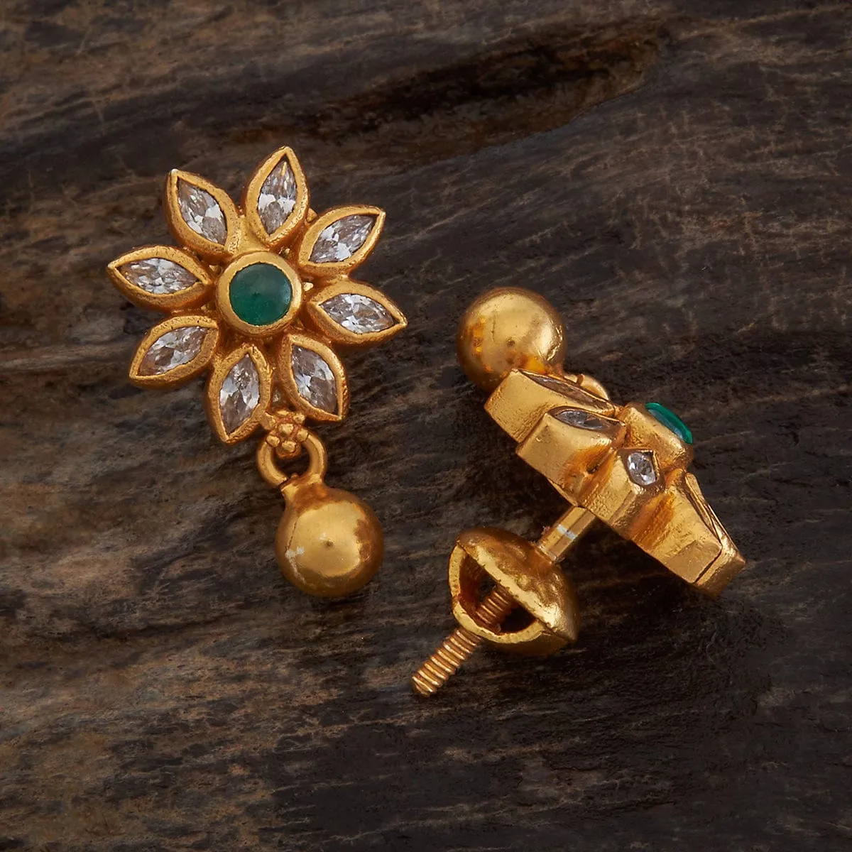 Silver Temple Earring 155172