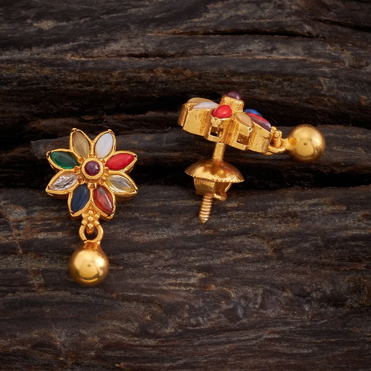 Silver Temple Earring 155172