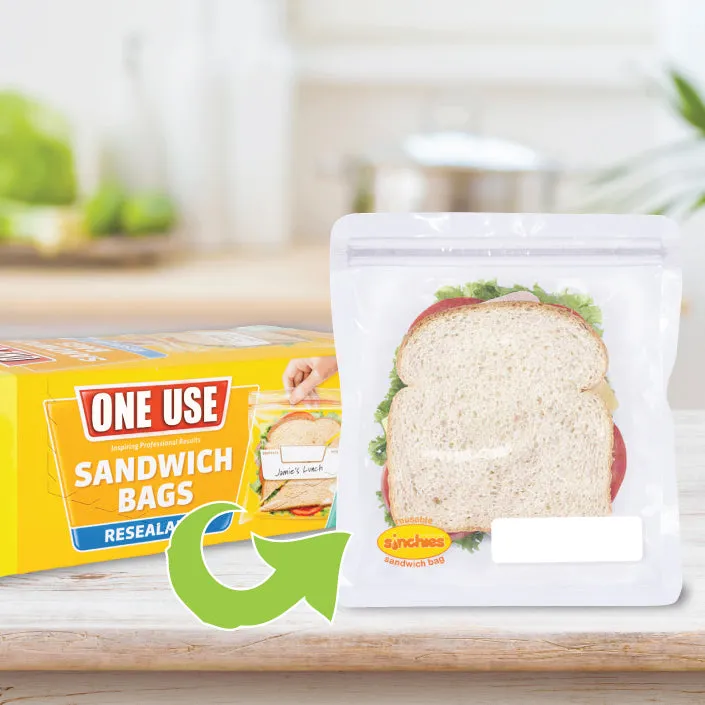 Sinchies Reusable Sandwich Bags - Unicorns