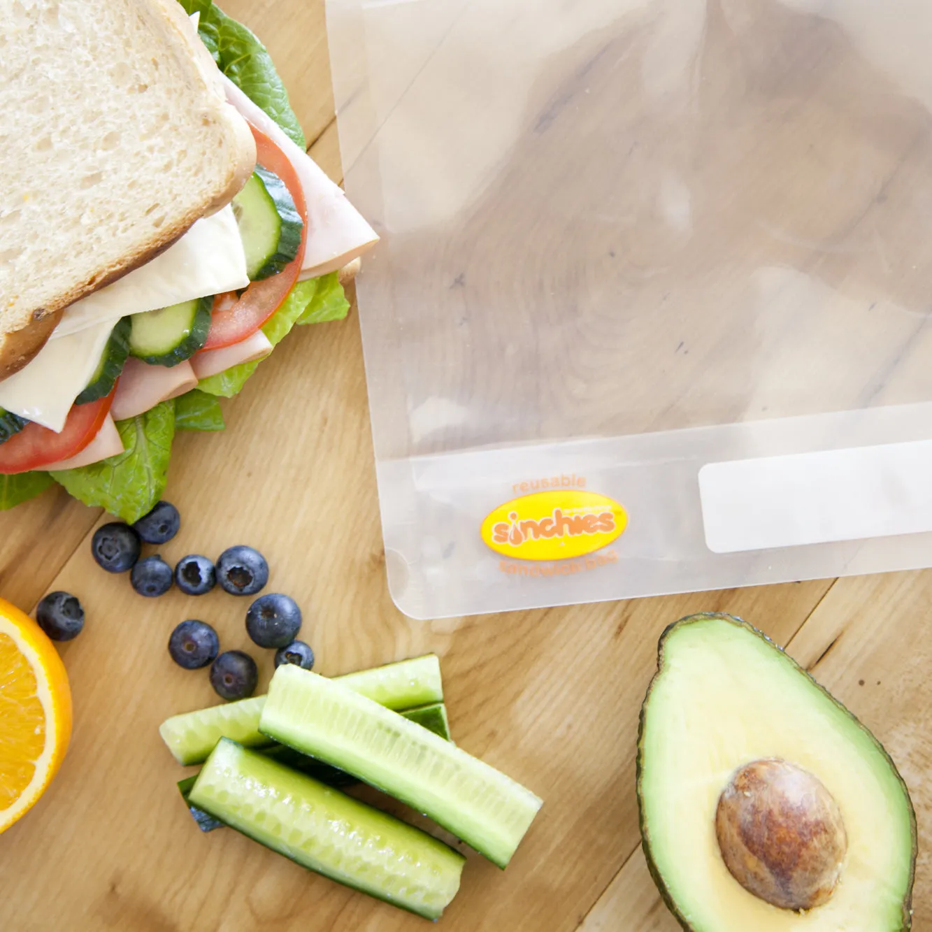 Sinchies Reusable Sandwich Bags - Unicorns