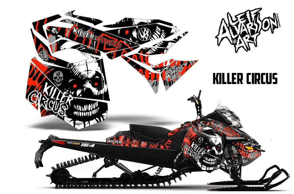 Ski Doo Rev XM Summit Sled Snowmobile Graphic Wrap Kit (2013-2016)