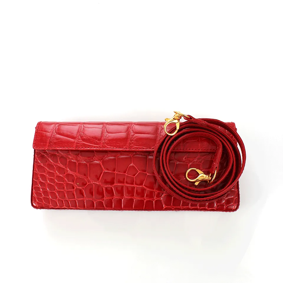 Small Alligator Clutch