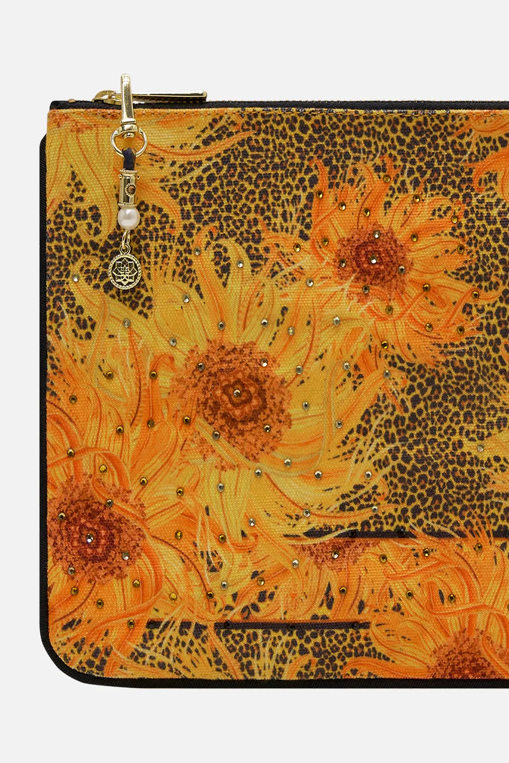 SMALL CANVAS CLUTCH MAKE ME YOUR MASTERPIECE